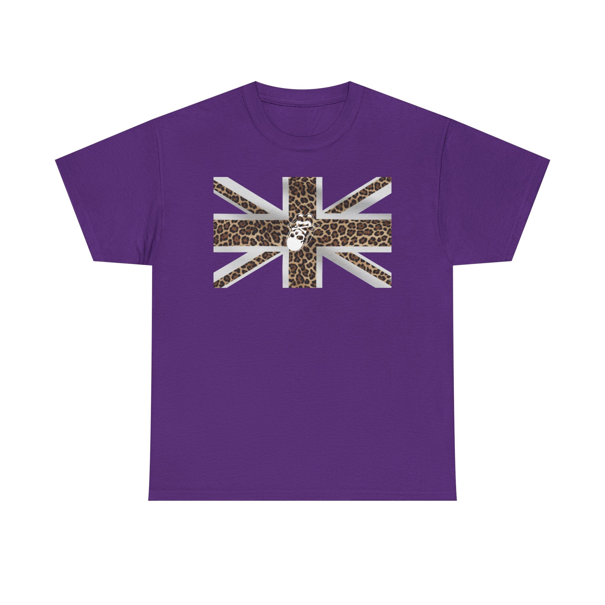 Leopard Print Union Jack TEE