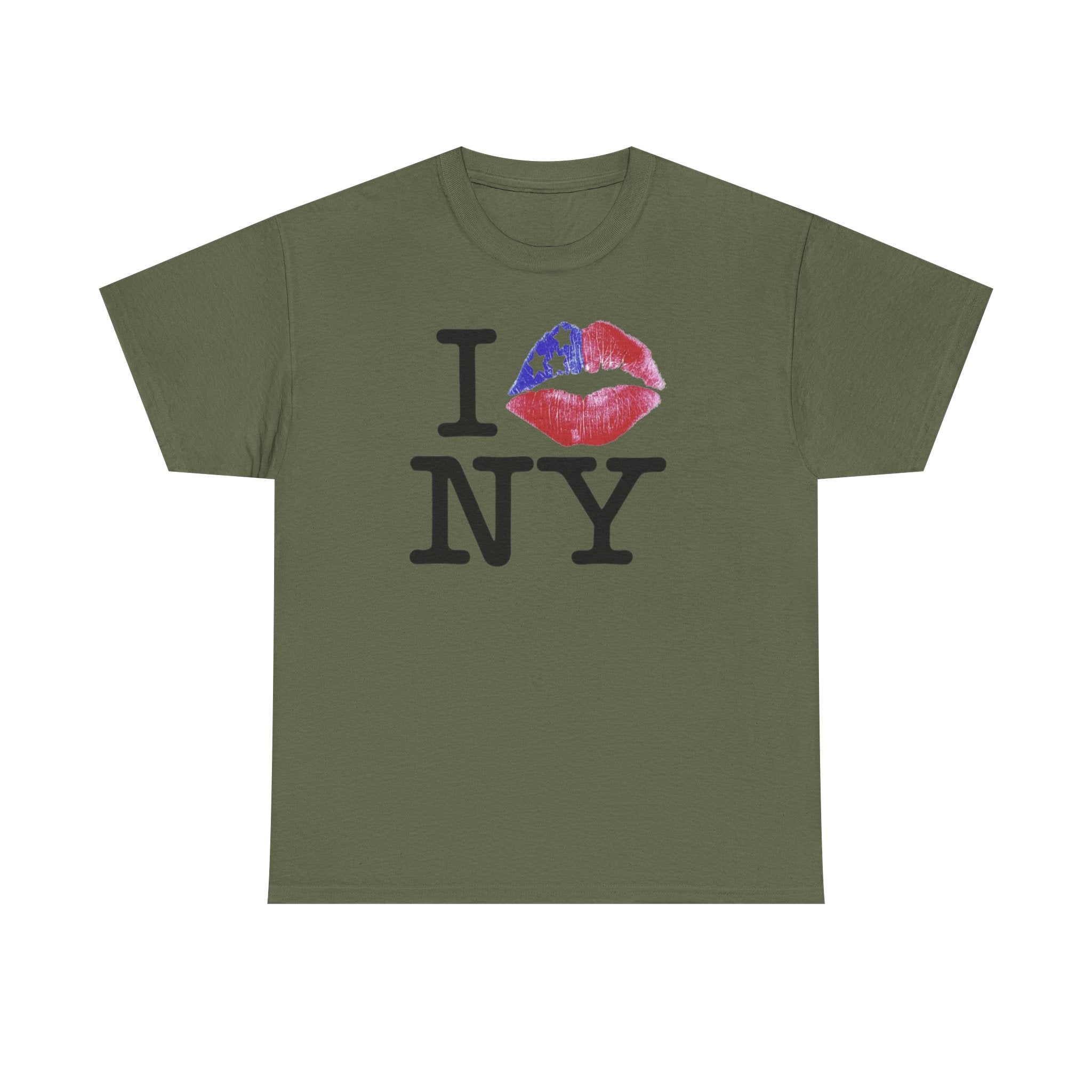 I (American Flag Kiss) NY TEE