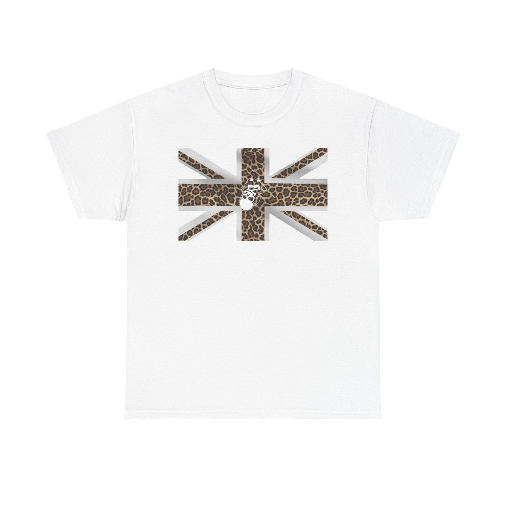 Leopard Print Union Jack TEE