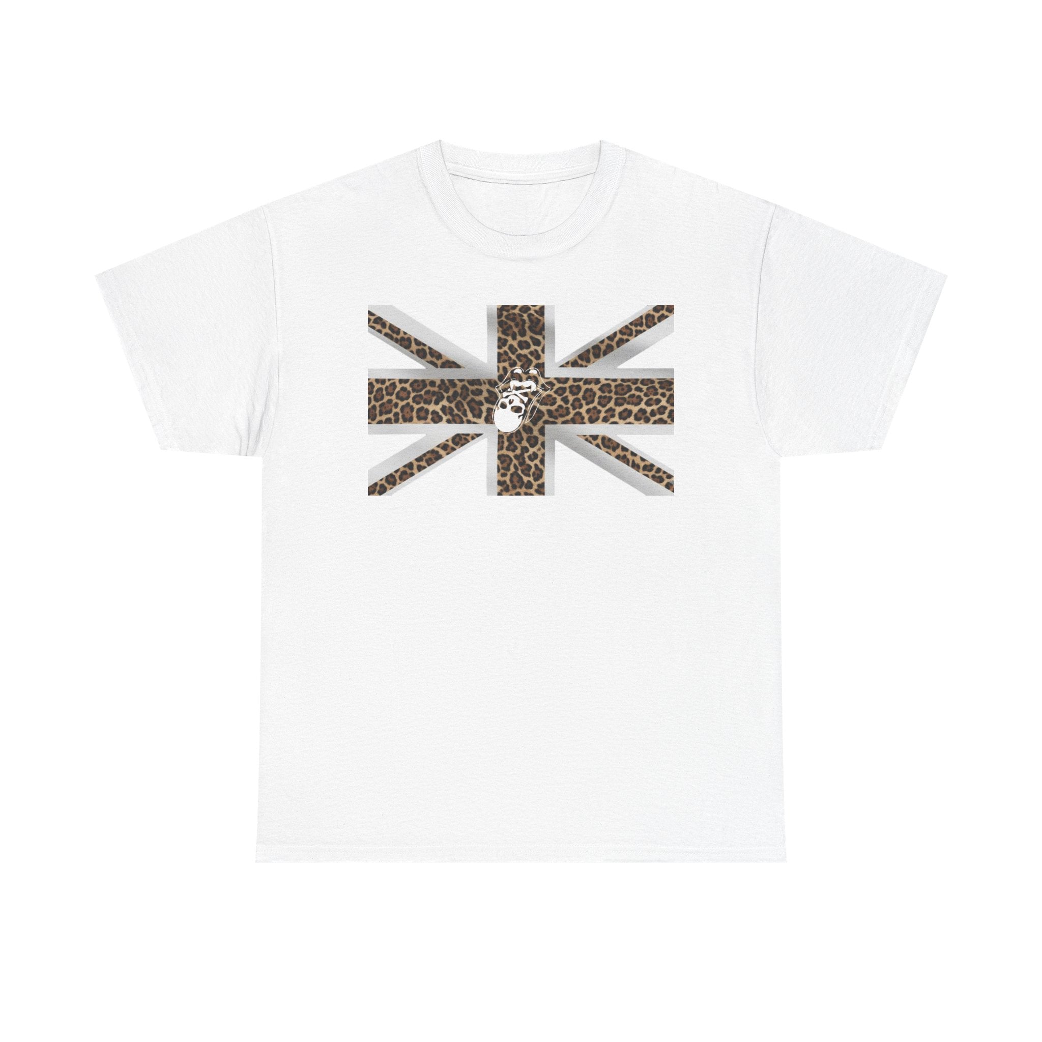Leopard Print Union Jack TEE