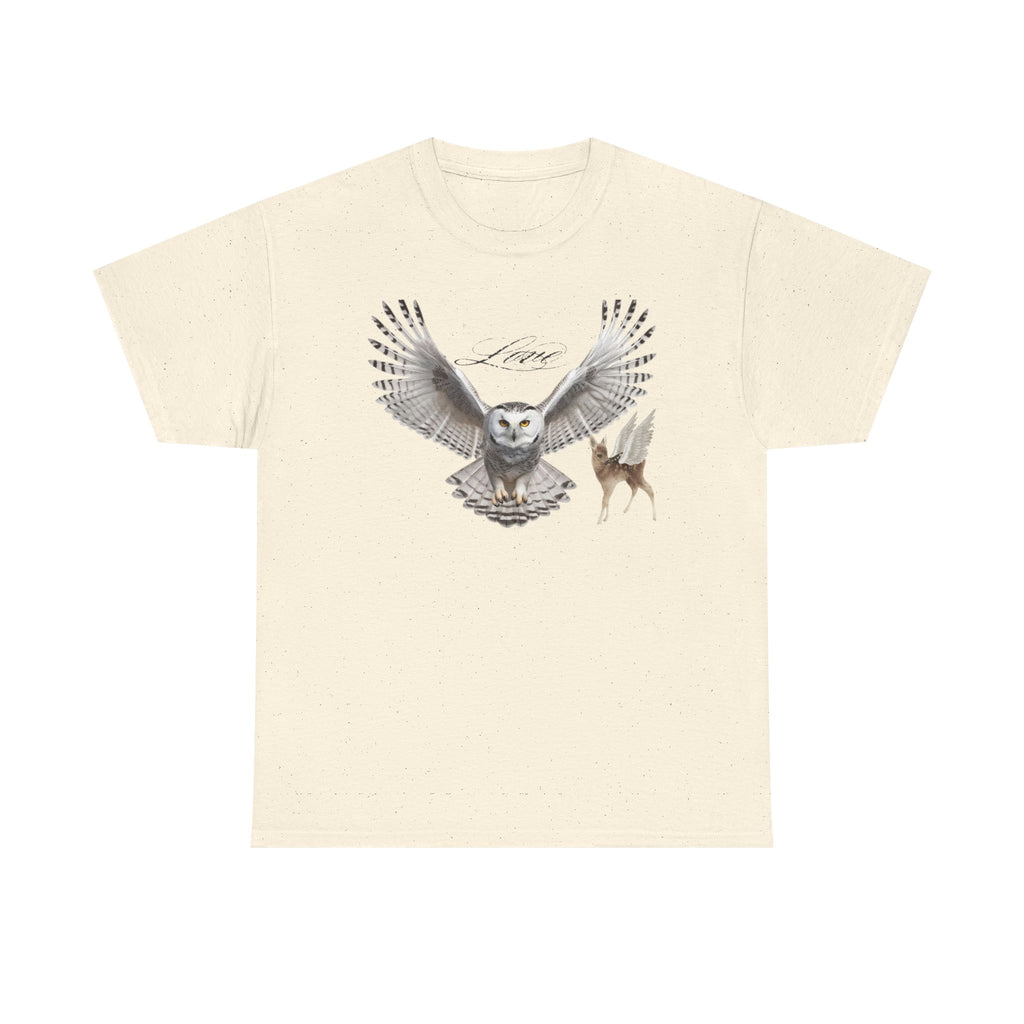 Barn Owl & Fawn TEE