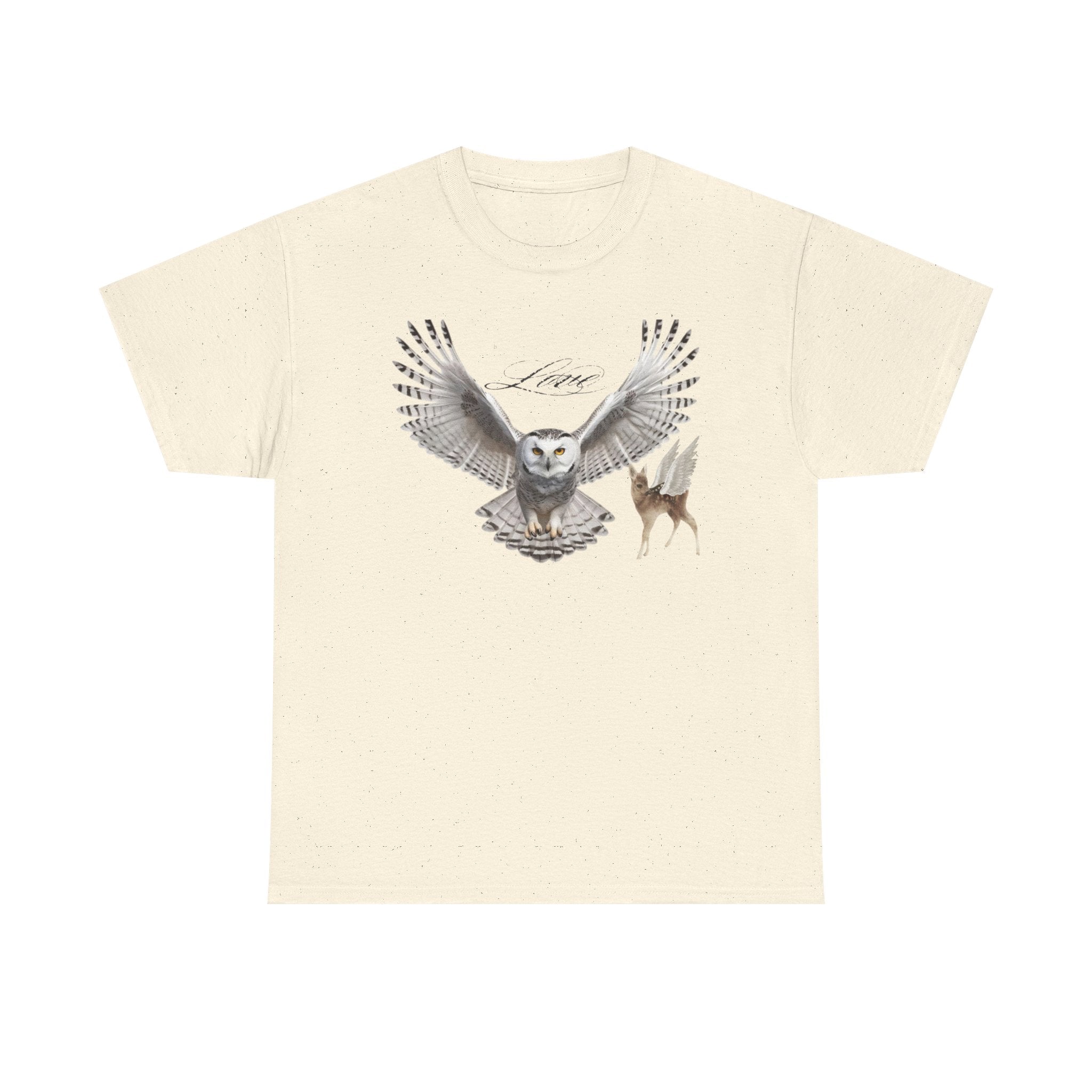Barn Owl & Fawn TEE