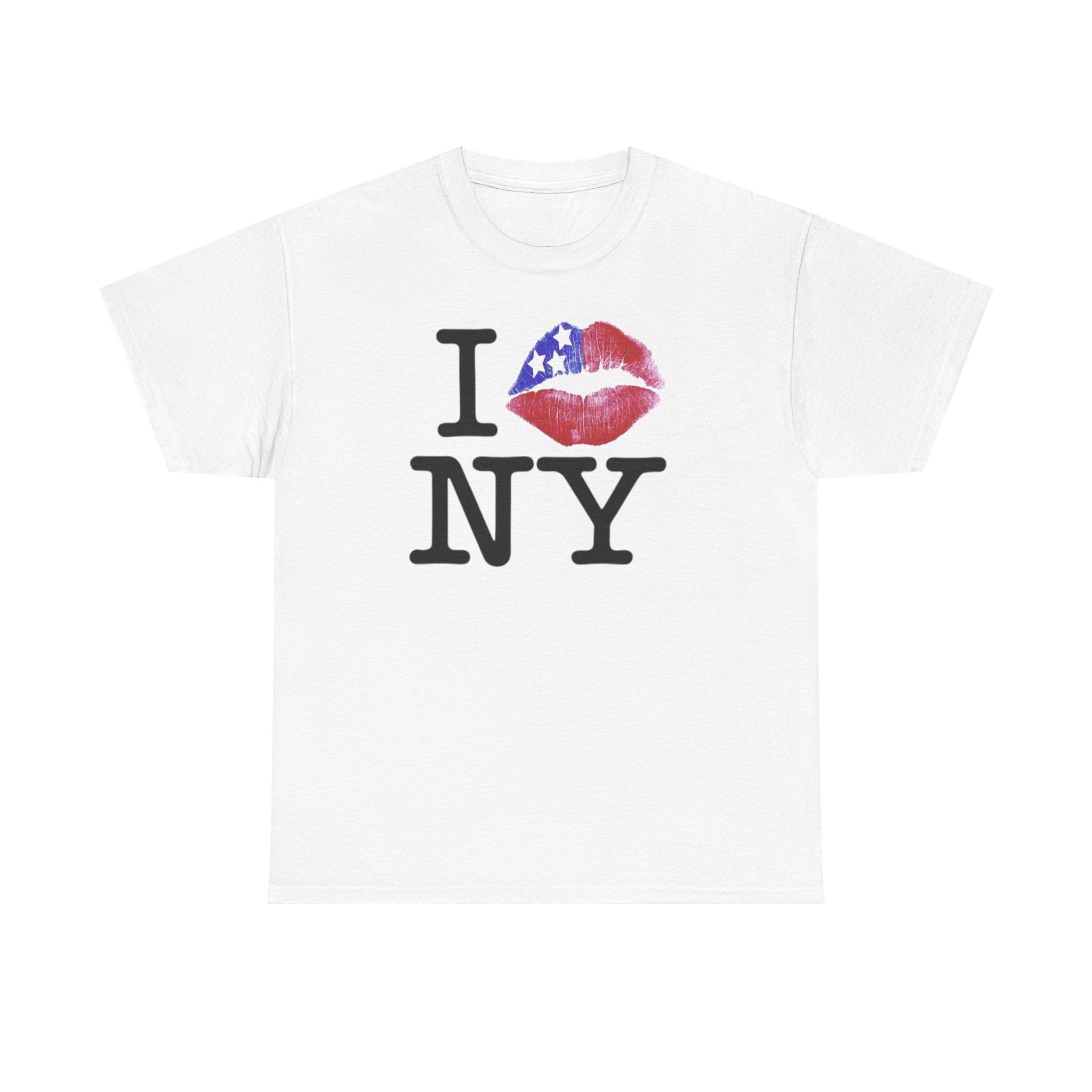 I (American Flag Kiss) NY TEE